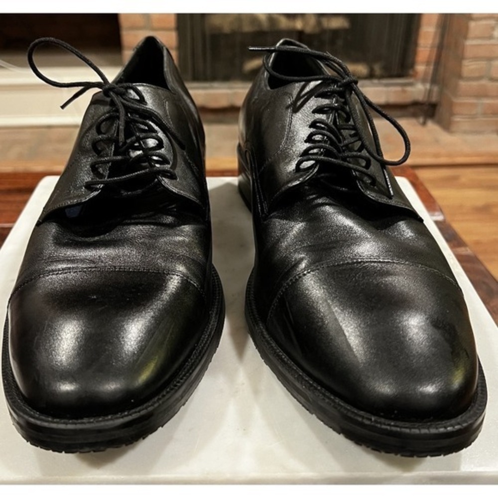 Cole Haan Grand 360  Men's Black Leather Oxfords Shoes‎ Size: 13M